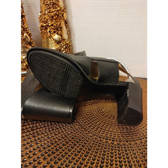 Naturalizer Zahn Peep Toe Wedge Heels Size 10W - Picture 5 of 5